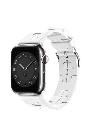 zore Watch 7 41mm Krd-92 Compatible Zore Band-White