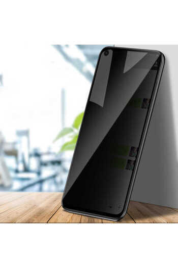 zore Oppo Reno 5 Lite Compatible Davin 5D Privacy Glass Shrp Screen Protector