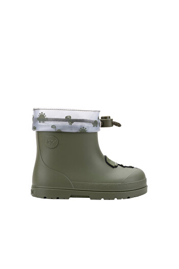 IGOR Unisex Children's Boots Mendi Dino Khaki Water Resistant