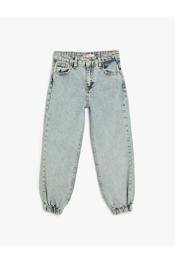 Koton Jogger Jeans Pocketed Cotton - Jegging džíny s nastavitelným elastickým pasem