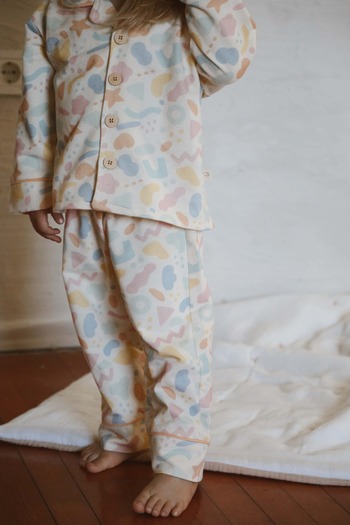 OhlalaKoala Colorful Printed Baby Kids Pajama Set