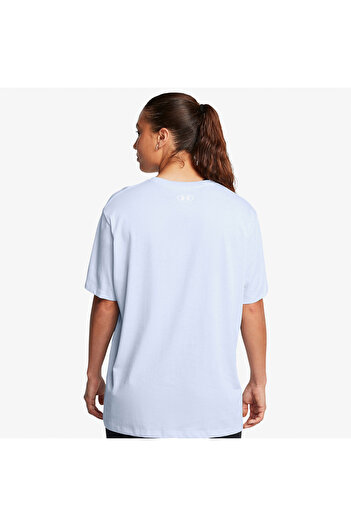 Under Armour Bfos Logo Kadın Mavi Günlük T-Shirt