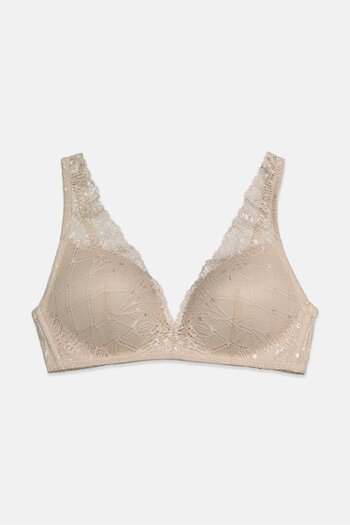 Tchibo Women Non Padded Soft Cup Bra, Beige