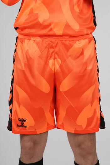 hummel Neon Orange Elegance Professional Goalkeeper Shorts