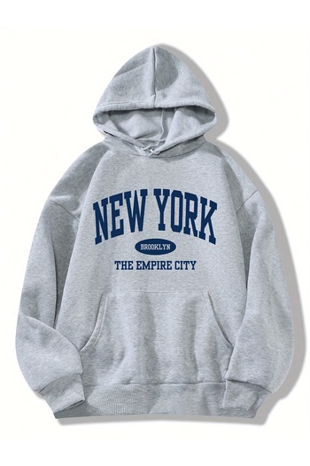 Let's Wear New York Printed Unisex Hooded Sweatshirt