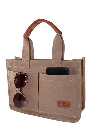 KEEBA Mink Canvas Hand and Shoulder Bag - Women's Messenger Bag