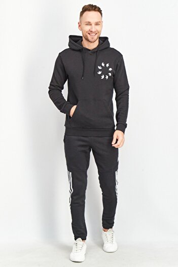 adidas Men Sportswear Fit Brand Logo Sweatshirt, Black