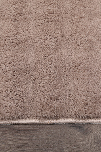 Bonny Home Bubble Coffee Cutting Plush Runner Machine Washable Fluffy Carpet with Non-Slip Base