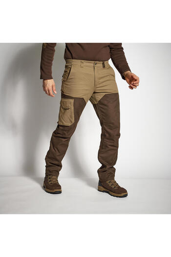 Decathlon Ανδρικό παντελόνι Hunter Tactical Solognac - Καφέ - Κυνήγι και Παρατήρηση της Φύσης - Renfort 520