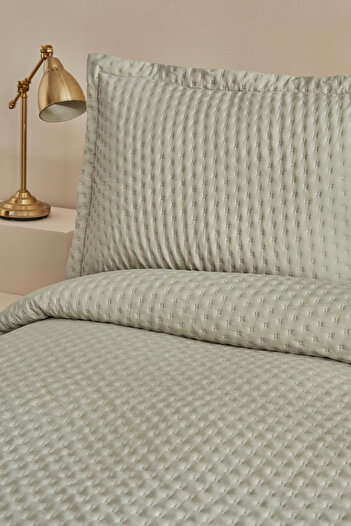 Karaca Home Breeze Soft Tek Kişilik Yatak Örtüsü Adaçayı