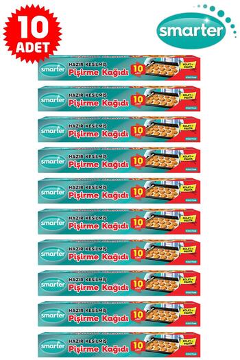 SMARTER 10 Pack Oily Baking Paper 10 Pieces X 10