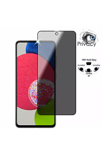 Fibaks Samsung Galaxy S23 Ghost Screen Protector Full Cover Hidden Tampered Glass