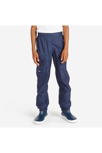 Decathlon Tribord Kids Raincoat Pants - Navy Blue - Sailing 100
