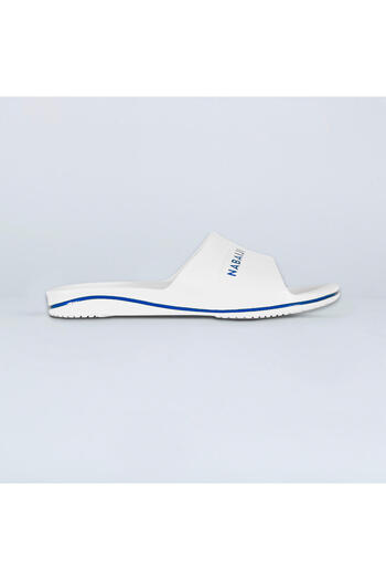 Decathlon Nabaiji Men's Pool Slippers - White - 100 Plus