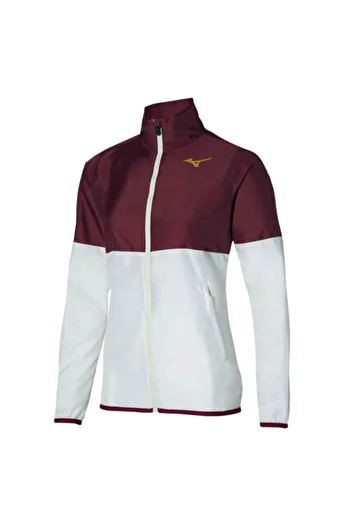 MIZUNO Printed Jacket Women's Raincoat White