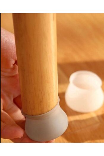 Hibana 24 Pieces of Hardwood Protector to Prevent Scratching and Noise - Silicone Furniture Chair Coffee Table Leg Cover