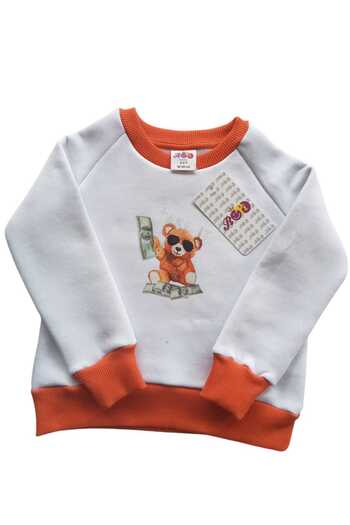 Ropi Cotton Teddy Bear Printed Winter 3 Thread Fleece
