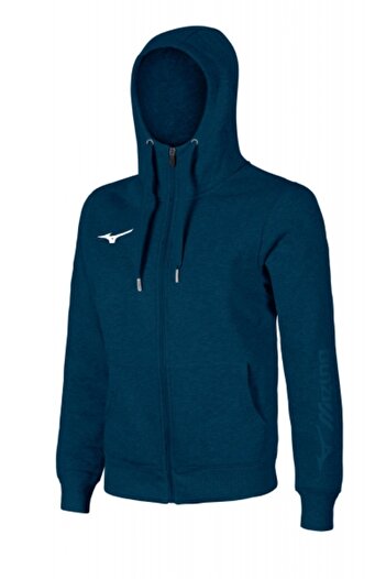 MIZUNO Світшот з капюшоном для чоловіків на блискавці, темно-синій
