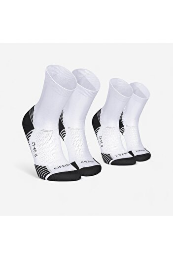 Decathlon Kiprun Комплект от 2 тънки спортни чорапи за възрастни, среден размер, RUN500 - Бягане