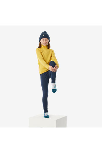 Decathlon Wedze Çocuk Sıcak Tutan Üst Kayak Termal İçliği - Sarı - BL 500