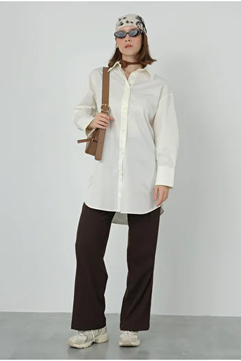HEQA Πουκάμισο Poplin Ecru 90 cm