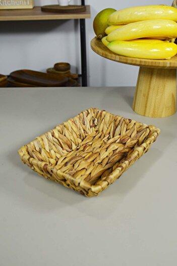 SepetçiBaba Wicker Bread Basket Small Rectangular - 1001