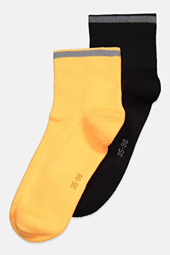 Tchibo Men 2 Pairs Solid Running Socks, Multicolor