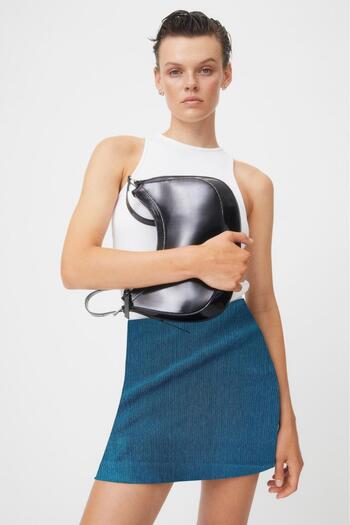 DEEP SECRET Textured Mini Skirt