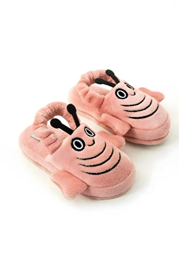 Oksit Bee Patterned Non-Slip Sole Thermal Heat Nursery Home School Shoes Baby Kids Slippers Home Boots