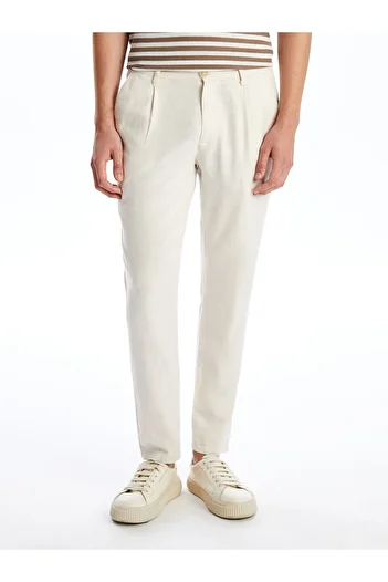 LC Waikiki LCW Standard Fit Linen Blended Men's Trousers
