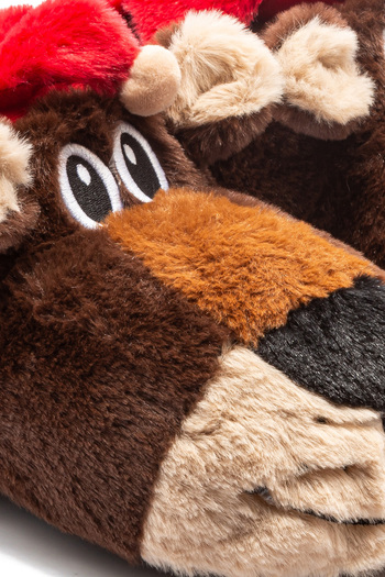 Twigy Men's Joker Slippers - Brown, Animal, 41/46