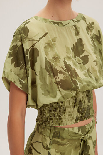 adL Blouse with Short Sleeves