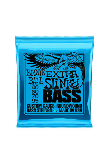 Ernie Ball P02835 Extra Slinky Nickel 40-95 (4 String) Bass Guitar String