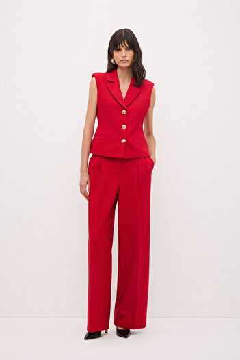 adL Double Pleated Wide Leg Trousers