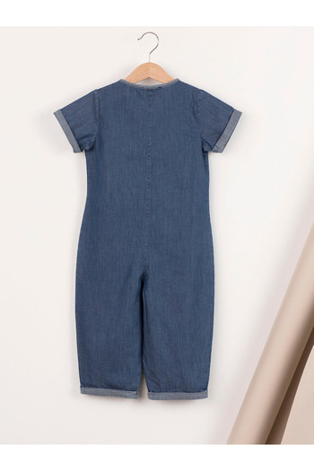 MSHB&G Boy's Denim Overalls with Pocket Detail