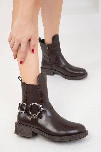 SOHO 19742 Model Brown Women's Boots and Booties