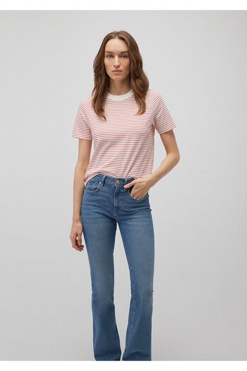 Mavi Red Striped Regular Fit T-Shirt - 1612676 -87966