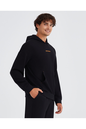 SKECHERS M Essential Hoodie Φούτερ Ανδρικό Μαύρο Φούτερ S232438-001