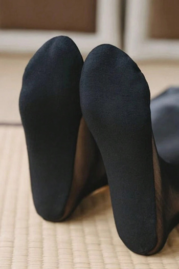 Bernato Black Lace Women's Ankle Summer Socks - Easy Use