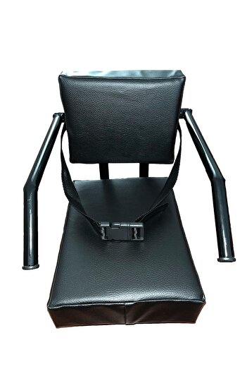 Volta Vsm Children's Seat with Side Protection, Vsm Leather Back Seat with Seat Belt, Saddle, Seat