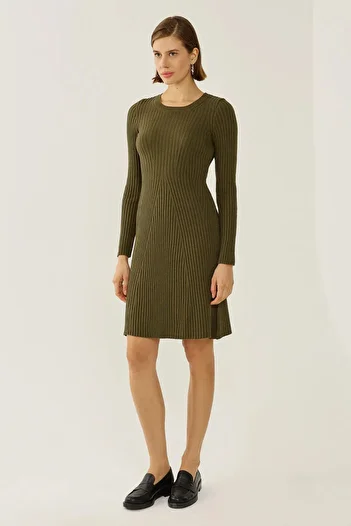 Hiccup Crew Neck Knitwear Dress