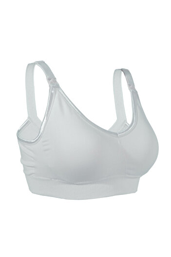 OKUS Okus - Original Full Cup Maternity & Nursing Bra - Light Grey - Medium