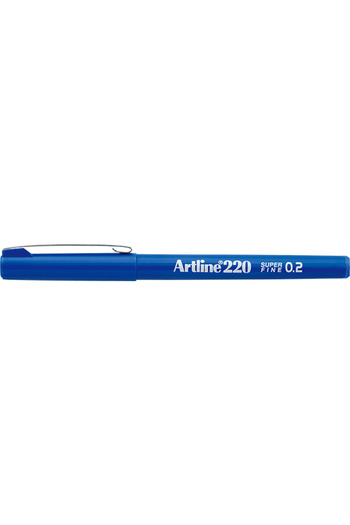 artline 220 Super Fine 0.2mm Keçe Uçlu Kalem Mavi