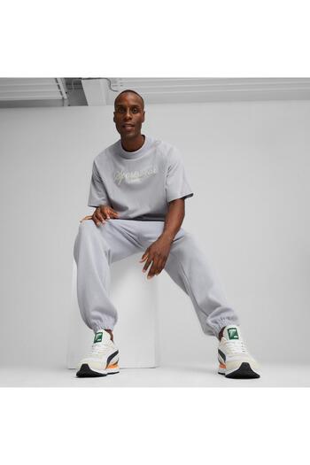 Puma Ανδρικό γκρι αθλητικό παντελόνι Classics
