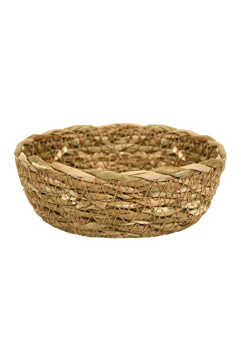 Bliss 6-Piece Wicker 11cm Snack Bowl Presentation Plate/Bowl Organizer