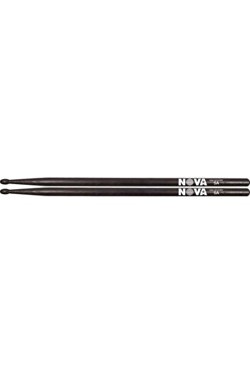 VIC FIRTH Vıcfırth N5ab Baguette (PAIR) Nova 5a Wood Black (BLACK), Hıckory, 1 Baguette (PAIR) Nova 5a Wood Black