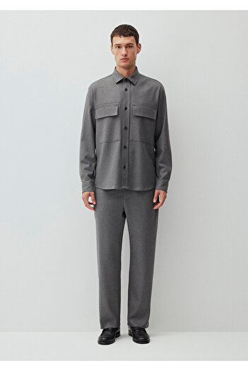 Mavi Gray Shirt Regular Fit / Regular Cut 0211279 -80024