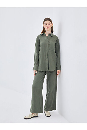LC Waikiki LCW Elastic Waist Comfortable Fit Women's Trousers