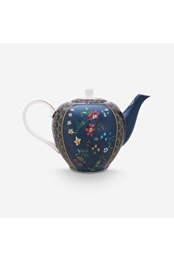 Pip Studio Berry Blues Mavi Porselen Demlik 1600 Ml