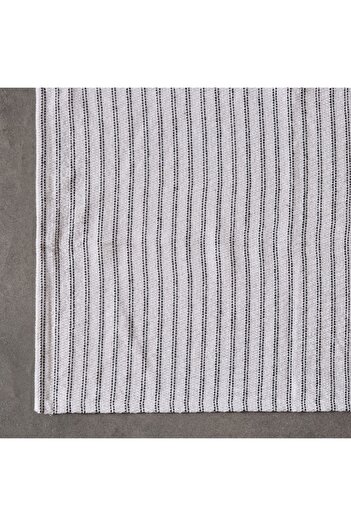 Home Box Allan Snow Recycled Cotton Dhurrie - 50x80 cm